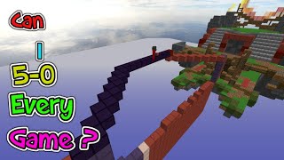 INSANE 5-0 Game Streak In Minecraft The Bridge | BlocksMc