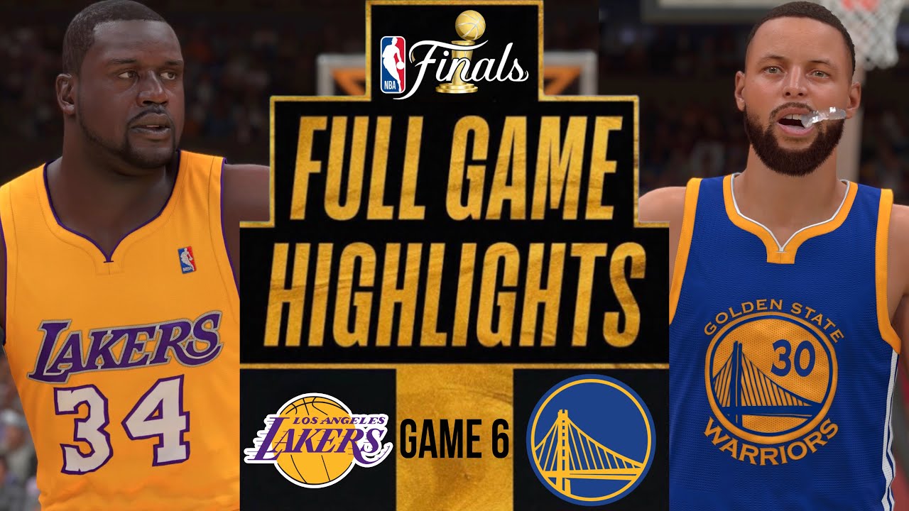 '01 Lakers vs '17 Warriors | Full Game 6 NBA Finals Highlights - YouTube