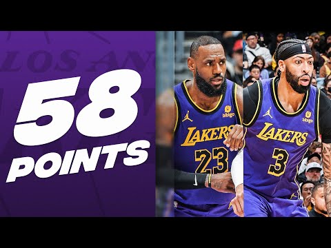 LeBorn James & Anthony Davis GO OFF For 58 PTS COMBINED | February 23, 2024