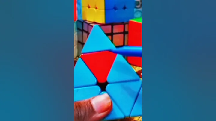 3 pieces unsolved on pyraminx 💪 Rubik's cube formula #rubikscube #challenge #shorts