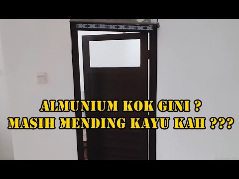 Menyesal kah pakai  kusen  dan daun pintu  almunium lebih 