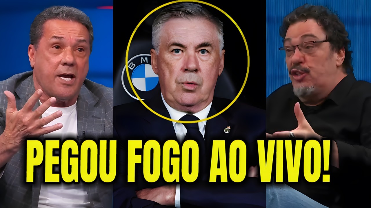 🔥LUXEMBURGO X CASAGRANDE: DEBATE SOBRE ANCELOTTI PEGA FOGO AO VIVO!
