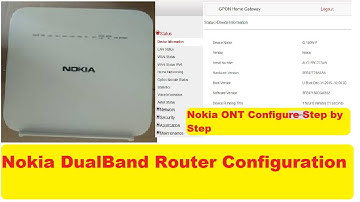 Nokia Dual Band ONT Configuration | Nokia Router Configure | Nokia ONT Configure step by step