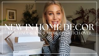 H&M HAUL & NEW IN CHRISTMAS DECOR | A/W WARDROBE SWITCH OVER