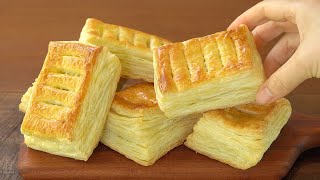 바삭함 3배, 대왕 페스츄리 만들기 :: 초보도 따라하기 쉬운 방법 :: Easy Puff Pastry Pie Recipe