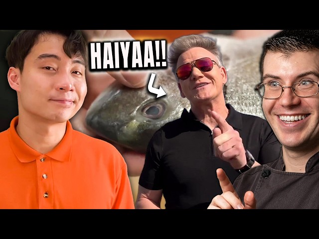 Pro chef Reacts.. To Gordon Ramsay CHALLENGING Uncle Roger! class=