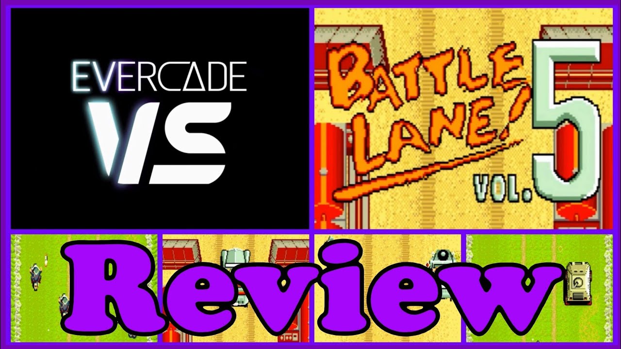 Battle Lane vol. 5 Review  (Evercade Arcade 1: Technos Arcade Collection 1)