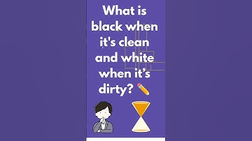 ⚫ What is black when it