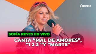 Sofía Reyes - Marte & 1,2,3 EN VIVO ACÚSTICO│#Exclusivo Studio92
