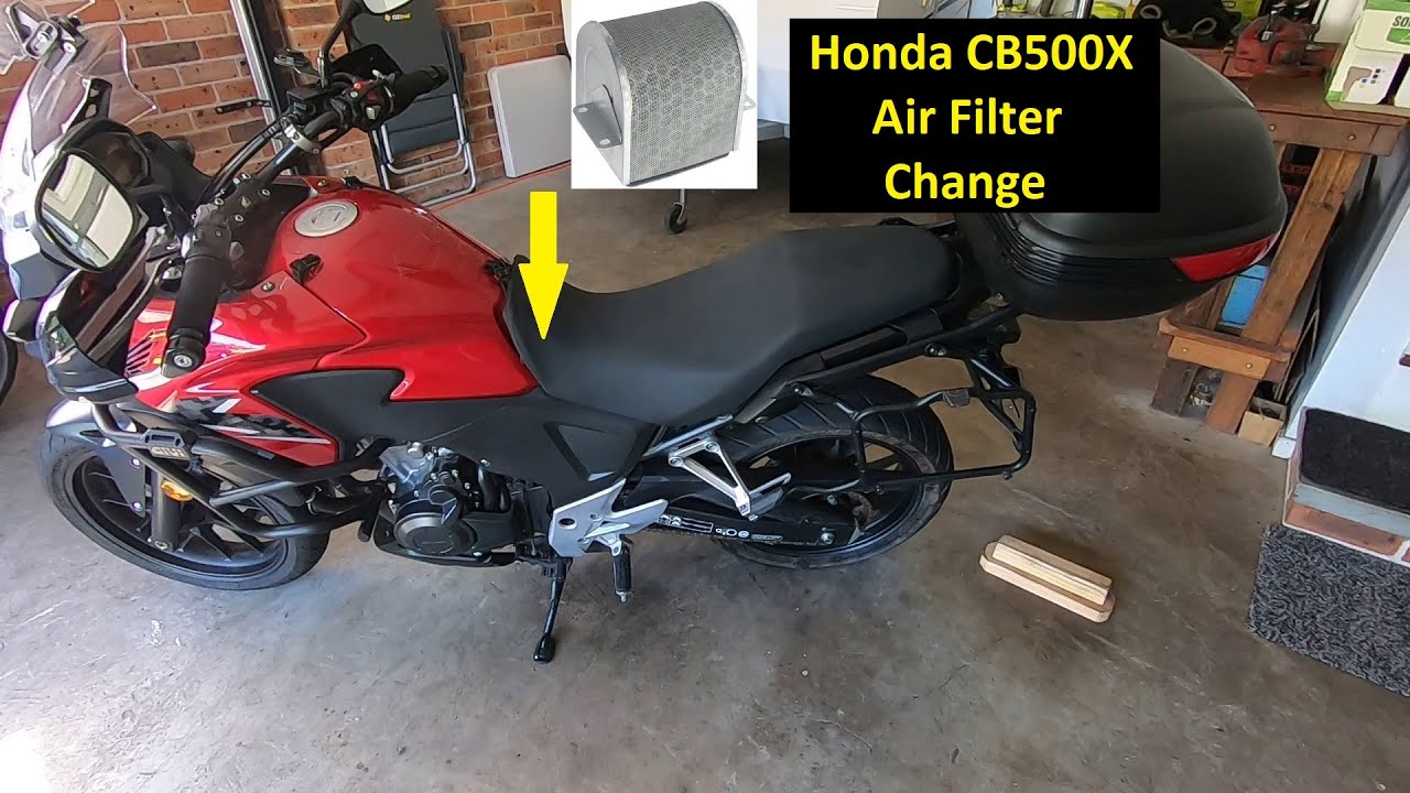 Honda CB500X Air Filter Change 