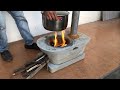 Amazing Making Firewood Stove - Making Cement Stove From Baby Baths