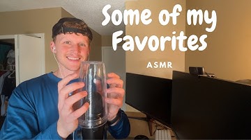 ASMR Some of my Favorite Sounds, Glass tapping , Controller sounds , Hair Brush and small ramble