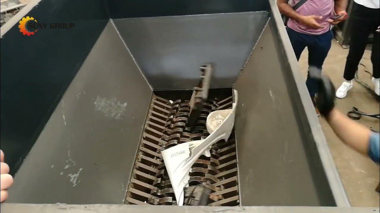 Máquina plástica da retalhadora do cilindro da sucata Waste multi
