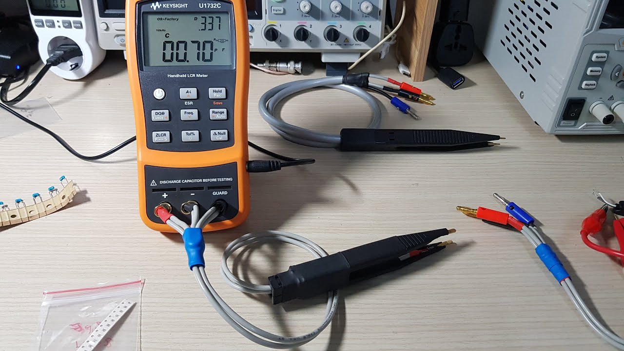 Làm que đo cho máy LCR Keysight U1732C và tìm hiểu chức năng cổng Guard