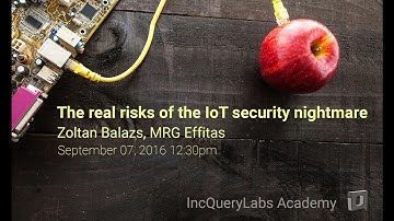 Zoltan Balazs: The real risks of the IoT security nightmare