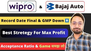 Wipro Buyback Strategy for Max Profit, Mistakes & AR | Wipro Buyback Record Date | Bajaj Auto Buy...