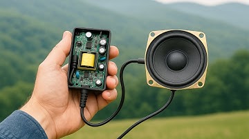 DIY Krachtige Ultra Basversterker Laptop Oplader, Eenvoudige Schakeling, Geen IC