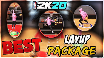 NBA 2K20 - BEST LAYUP PACKAGE for you! JELLY, SLASHER, EURO