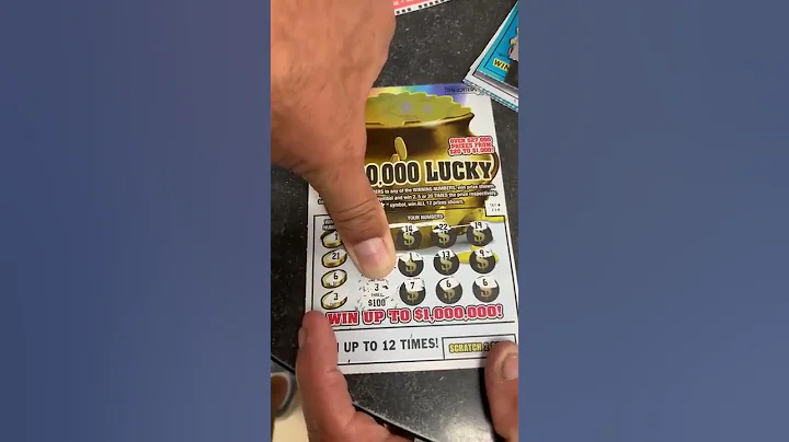 lottery big winner Scratch ticket - DayDayNews