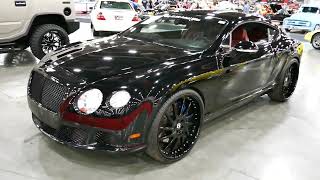 Black 2013 Bentley Continental GT Speed Walkaround Exterior Tour - Barrett-Jackson Auction