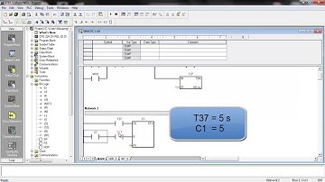 MicroWIN Timer and counter