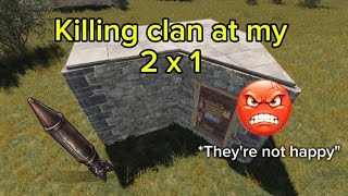 Killing clan members at a starter base is always fun...(Very short story)