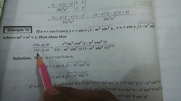 Lecture 5, Jacobians, Real & Complex Analysis of B.A./B.Sc. 6th Sem.