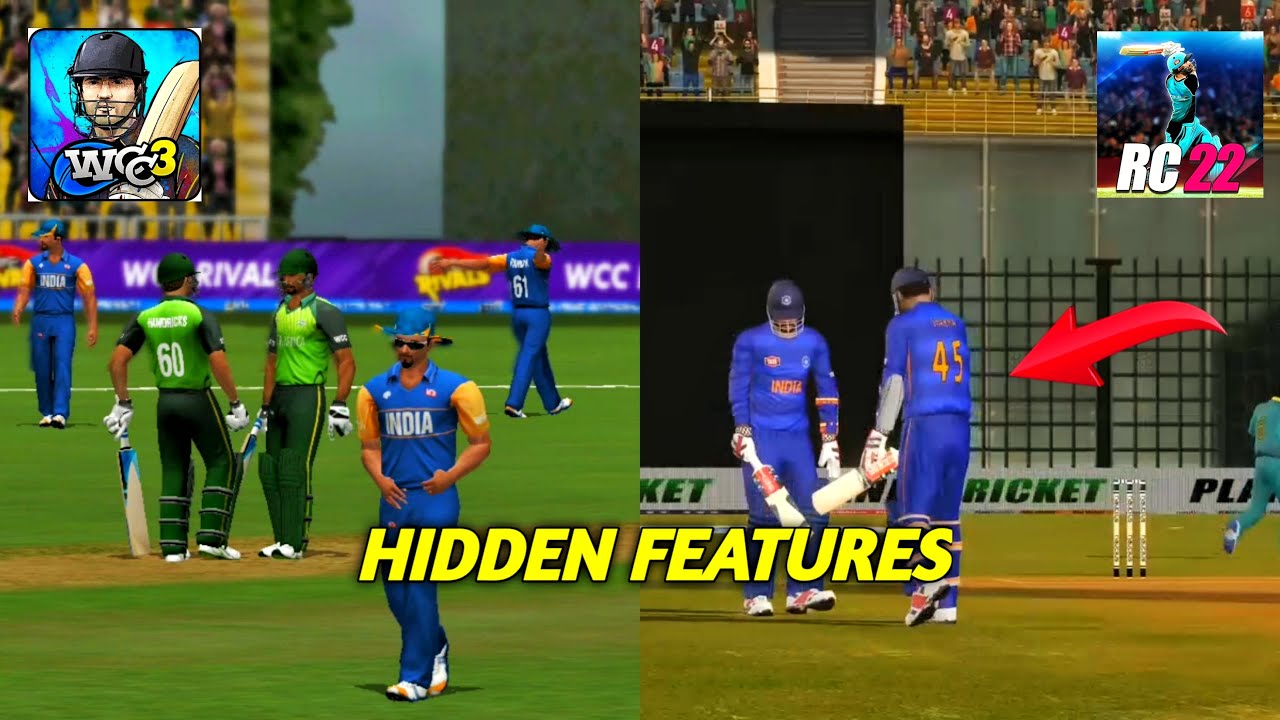 Real Cricket 22 With Wcc3 Hidden Features || 