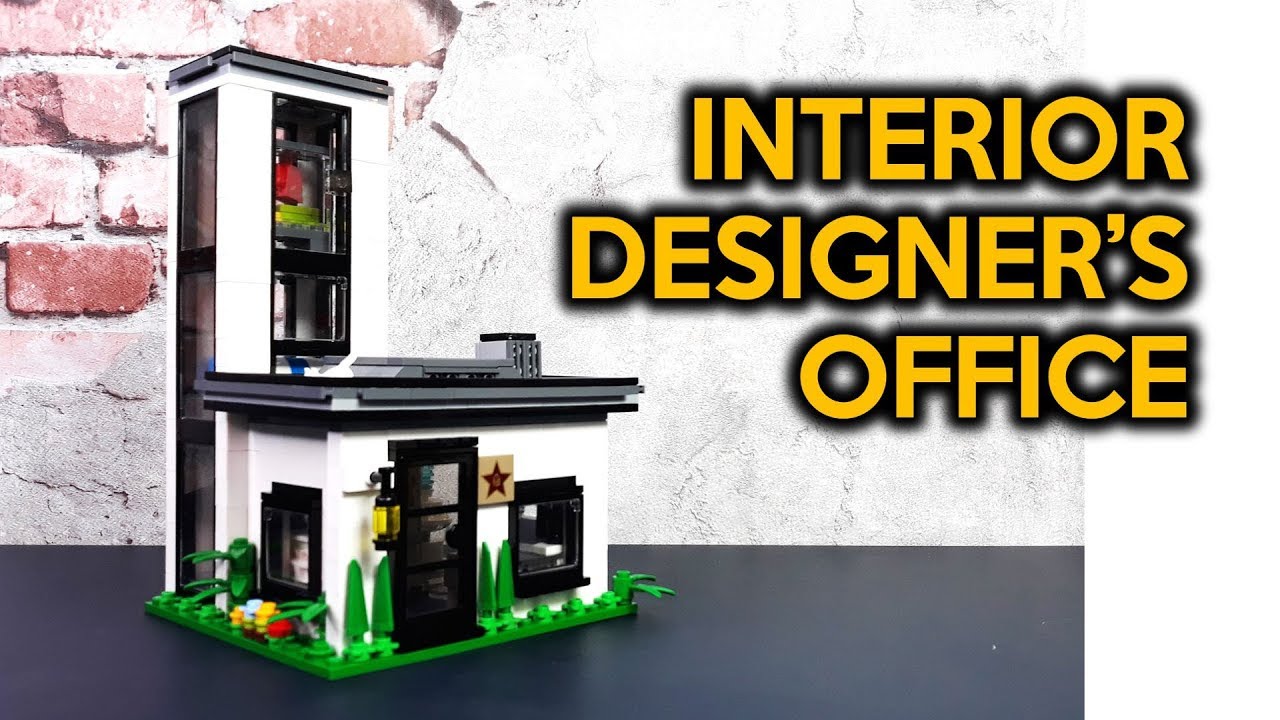 LEGO Interior Designer's Office MOC - YouTube