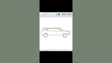 #how #to #draw #car #in #ms #paint || Brother Princess Computer Center