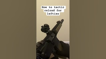 How to tactical reload an M4 for lefties #airsoft #guns #reload #airsoftshorts #airsoftvideo #gun