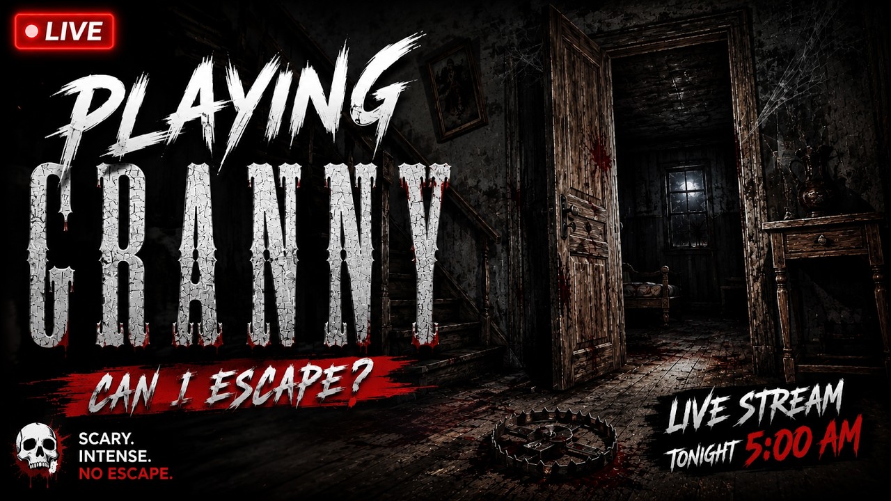 🔥Granny Live🔥Thriller🔥 |🔴Horror Gameplay🔴|⚡GujjuLio⚡#granny #grannygame #horror