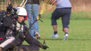 ParaMotor Fail On Take Off with HD Helmet Camera