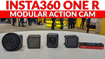 New Insta360 ONE R Modular Action Cam Hands On - Maybe The Best Action Camera Yet - CES 2020