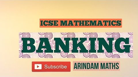 BANKING for class 10