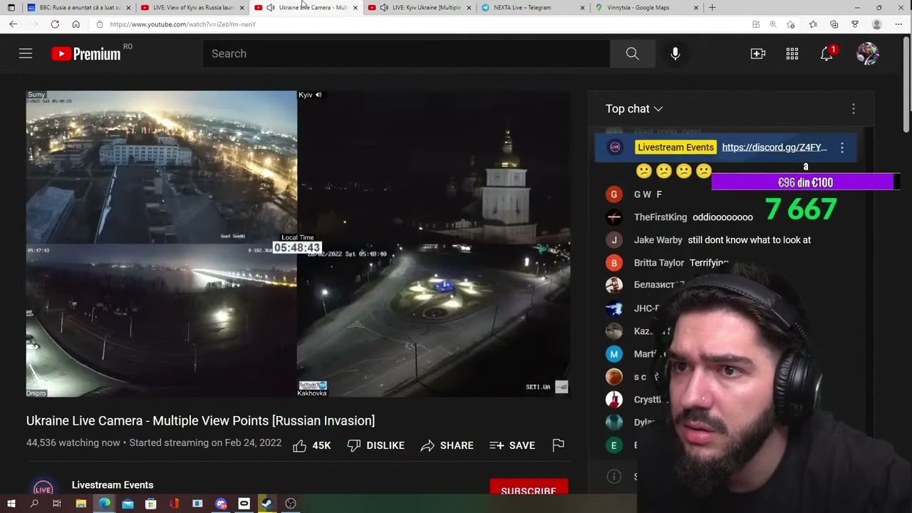 Feb 25, 2022 Highman a prins pe live racheta din oddesa si impuscaturile