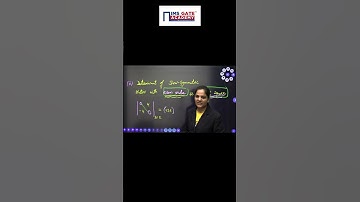 Determinant of Skey Symmetric Matrix - Linear Algebra I Engineering Maths for GATE by Priyanka Ma