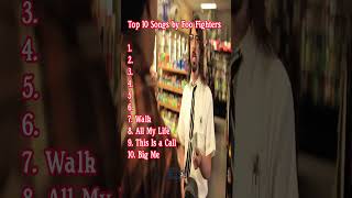 Top 10 Foo Fighters Songs You Have to Hear 🔥🎸 #shorts #foofighters #music