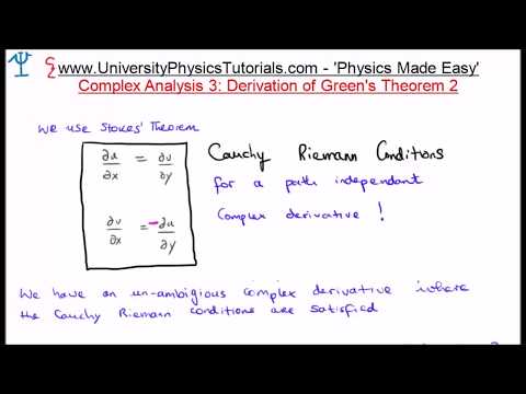Green's Theorem Derivation