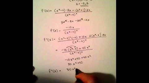 Concavity and Points of Inflection Analytically Example 3