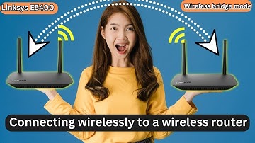 How to Connect to Linksys Router in Bridge Mode || LINKSYS E5400 WIRELESS AC1200 ROUTER