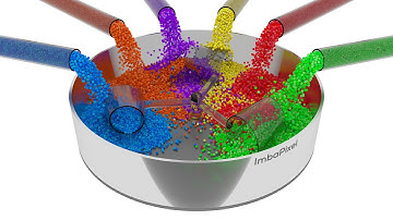 Mixing color balls. Blender. [03]