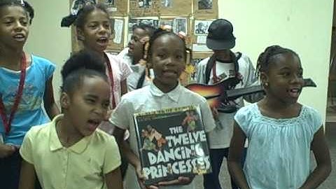 Queen Memorial Children Love Their Library!