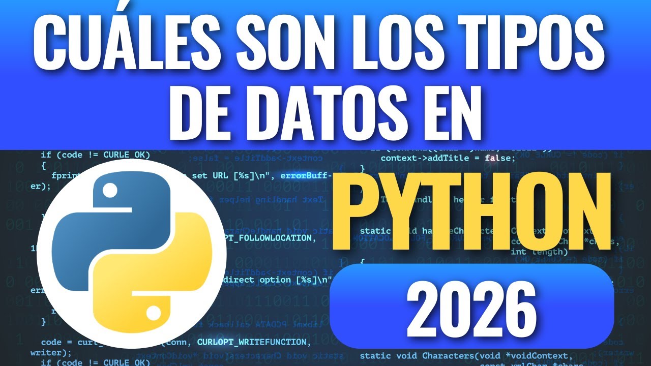 Cuáles son los tipos de datos en Python? en 2026 - YouTube