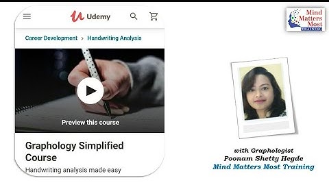 Zones in Handwriting Analysis ( preview video of udemy course -  graphology simplified)