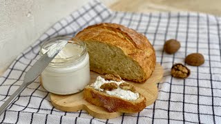 Homemade Spreadable GORGONZOLA CHEESE WITHOUT RENNET 😋 how to make cheese without rennet 😉