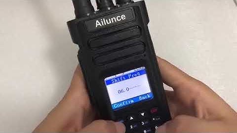 Ailunce HD1  Program HD1 to Connect DMR repeater without PC