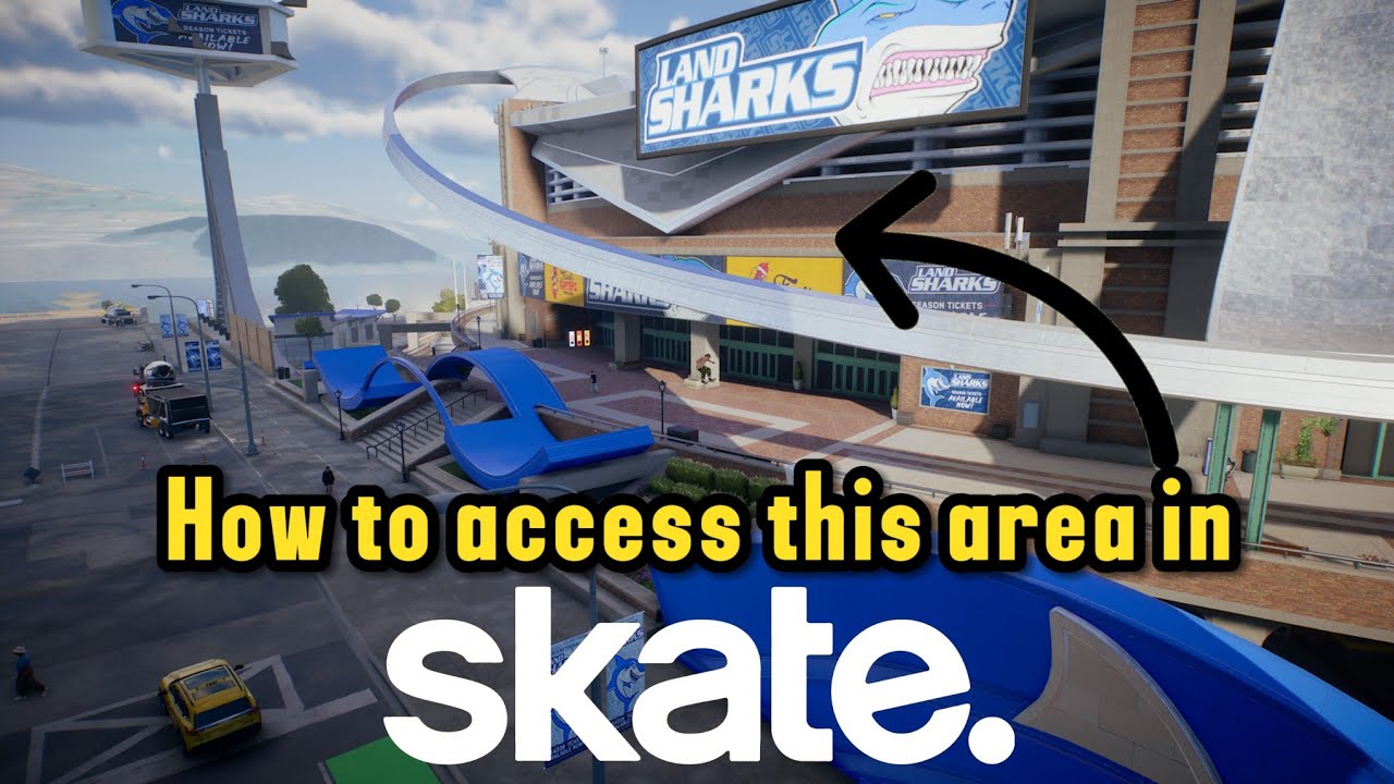 Chum Ramp Walk How to access The Chum Bucket mega ramp in Brickswich in skate 4 ...