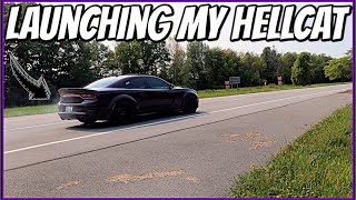 First Time Using LAUNCH CONTROL in My 2020 Dodge Charger HELLCAT Widebody