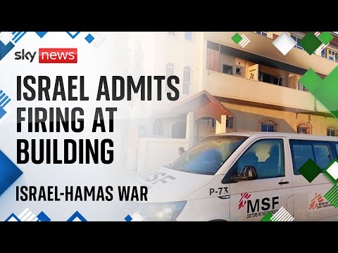 Israeli military admits it fired at a building where two civilians died - Israel-Hamas War.